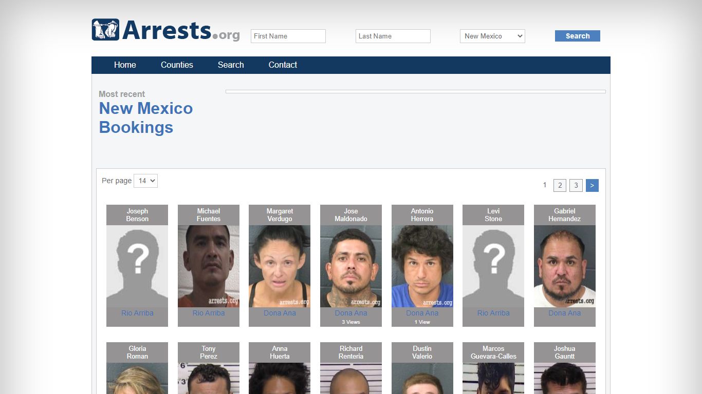 New Mexico Arrests and Inmate Search